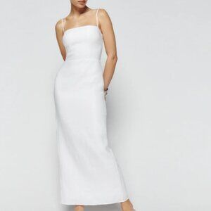 NWT Reformation Frankie Dress in White Linen